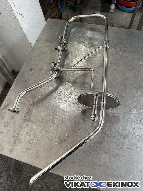 682 L. Stainless steel jacketed mixing tank - FUNDAMIX vibratory mixer