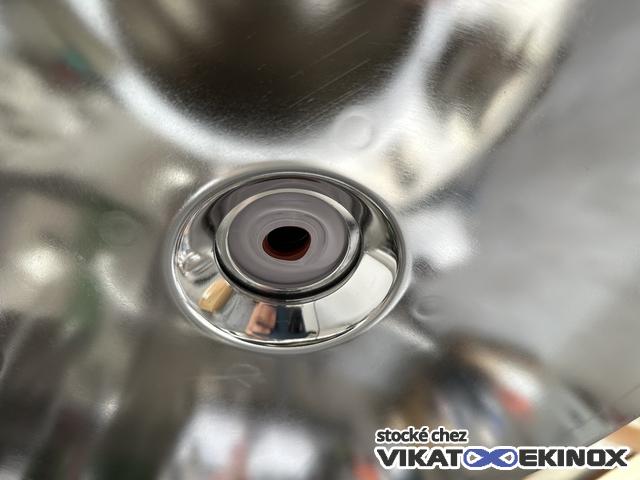 682 L. Stainless steel jacketed mixing tank - FUNDAMIX vibratory mixer