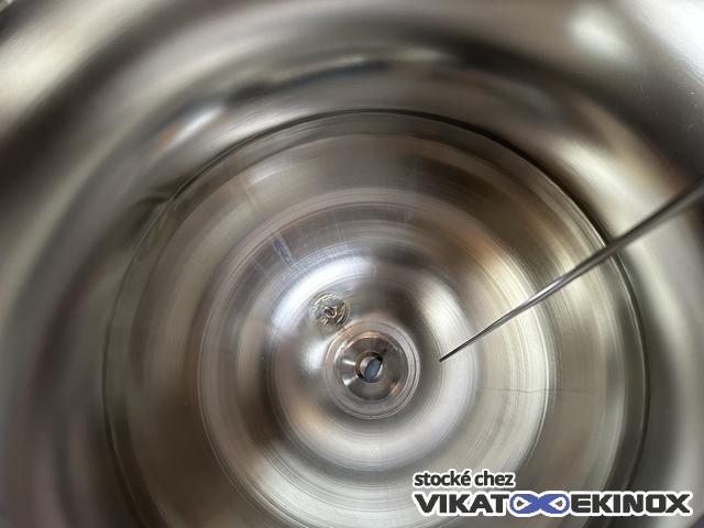 682 L. Stainless steel jacketed mixing tank - FUNDAMIX vibratory mixer