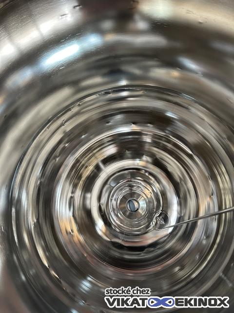 682 L. Stainless steel jacketed mixing tank - FUNDAMIX vibratory mixer