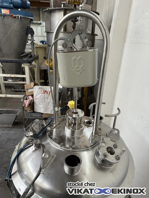 682 L. Stainless steel jacketed mixing tank - FUNDAMIX vibratory mixer