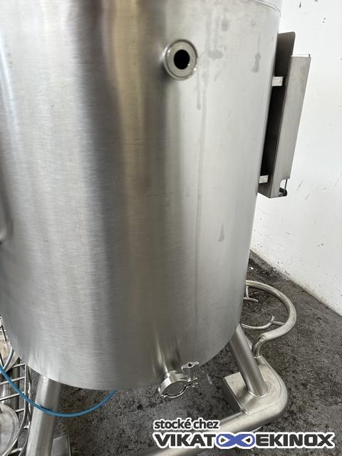 160 L S/S jacketed mixing tank