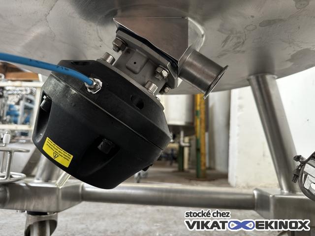 160 L S/S jacketed mixing tank