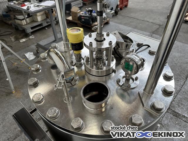 160 L S/S jacketed mixing tank