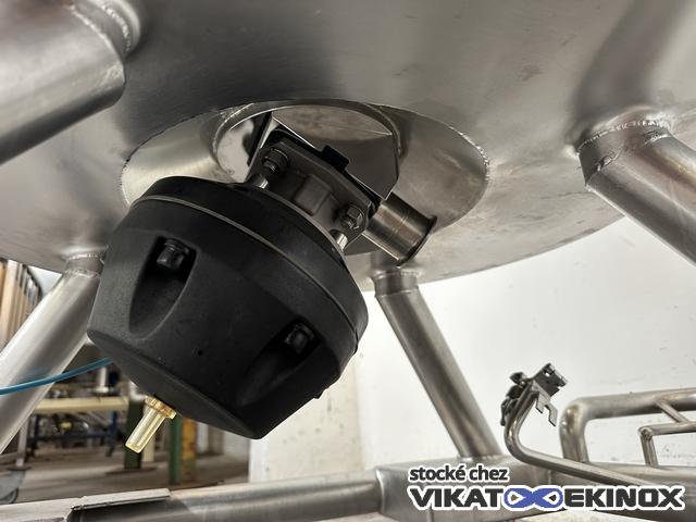 160 L S/S jacketed mixing tank