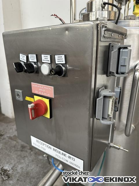 160 L S/S jacketed mixing tank