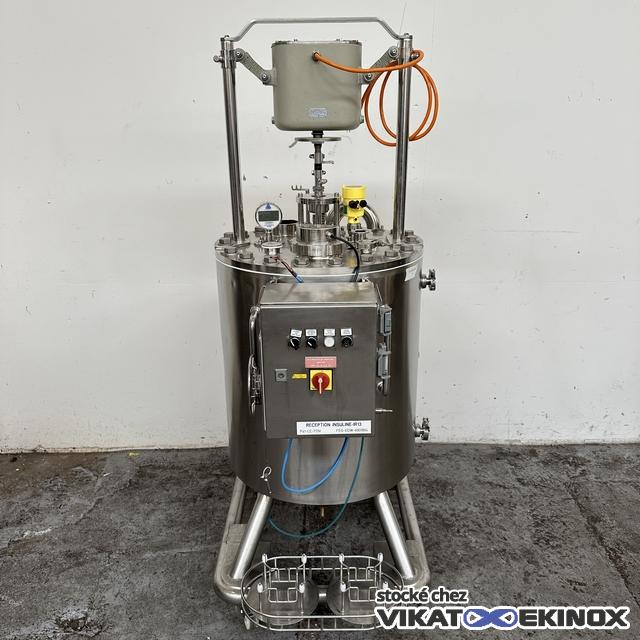 Cuve inox 160 litres total double enveloppe