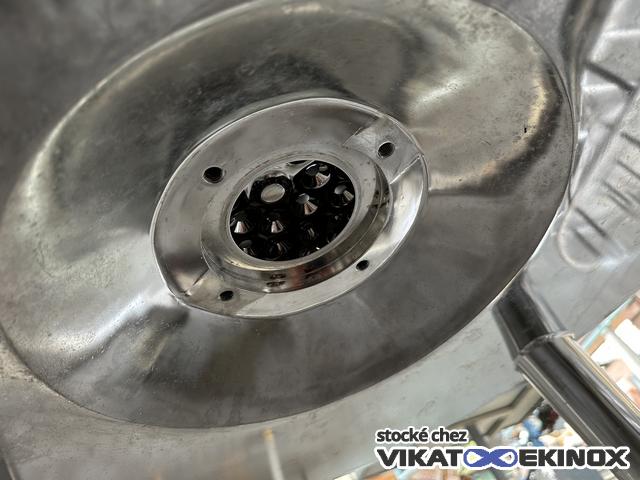 157 L S/S jacketed tank - Vibrating agitator Graber +Pfenninger type 3