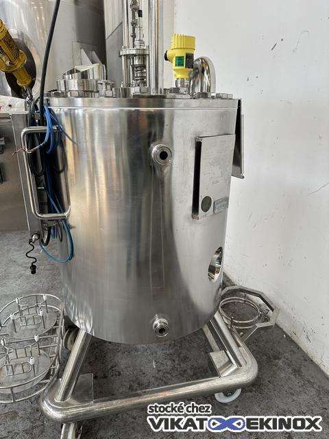 157 L S/S jacketed tank - Vibrating agitator Graber +Pfenninger type 3