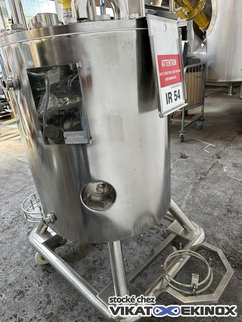 157 L S/S jacketed tank - Vibrating agitator Graber +Pfenninger type 3