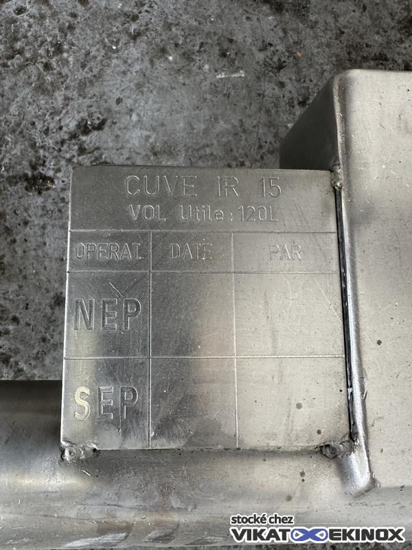 150 L S/S jacketed tank - Vibrating agitator Graber +Pfenninger type 3