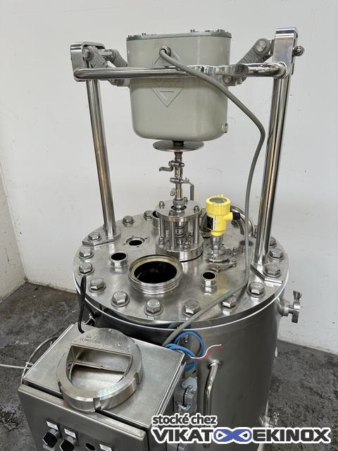 150 L S/S jacketed tank - Vibrating agitator Graber +Pfenninger type 3