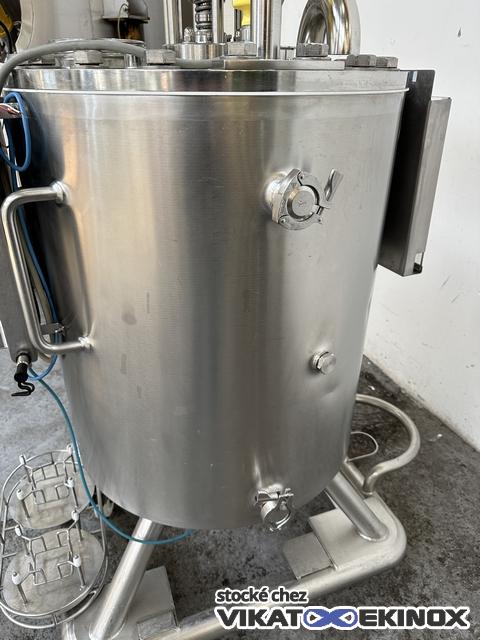 150 L S/S jacketed tank - Vibrating agitator Graber +Pfenninger type 3