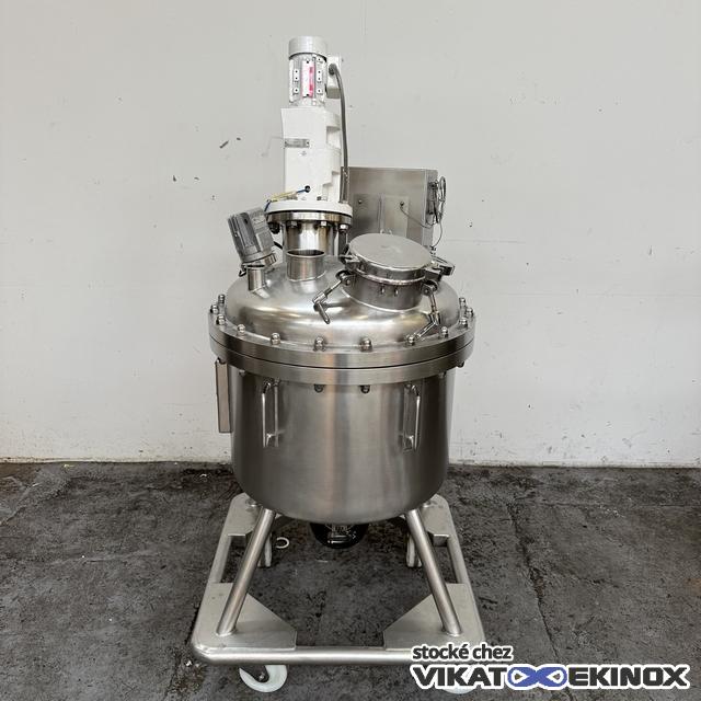 Cuve inox 220 litres - Agitation LIGHTNIN - Vide et 2,5 bar