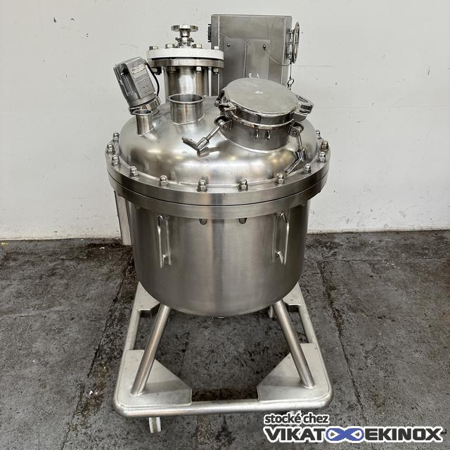 Cuve inox agitée 220 litres - Vide et 2,5 bar