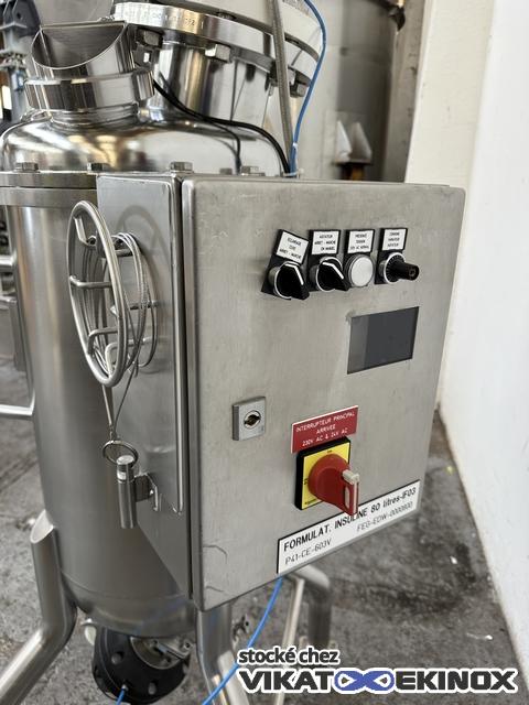 Cuve inox agitée 100 litres - P.S. 2,5 bar