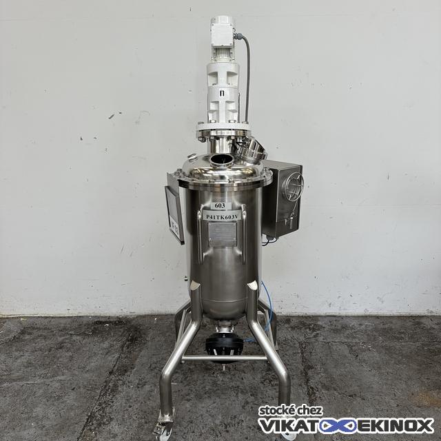 Cuve inox agitée 100 litres - P.S. 2,5 bar