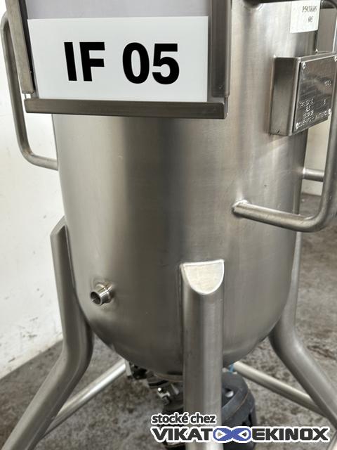 Cuve inox agitée 100 litres - P.S. 2,5 bar