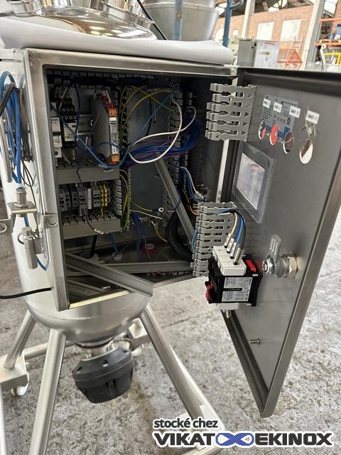 100 L S/S mixing tank - O.P. 2,5 bar