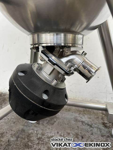 100 L S/S mixing tank - O.P. 2,5 bar