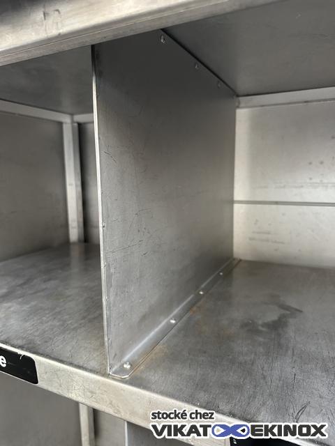 HUPFER STWS S/S transport cart - 875 litres