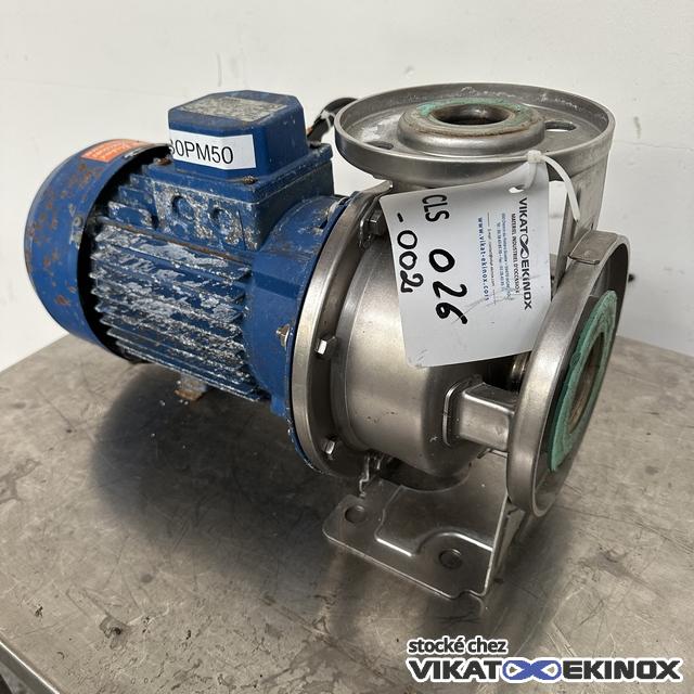 Pompe centrifuge inox 20m3/h EBARA type 3M/E32-125/1.1
