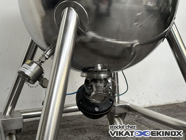 350L agitated S/S tank -1/+2,5 bar