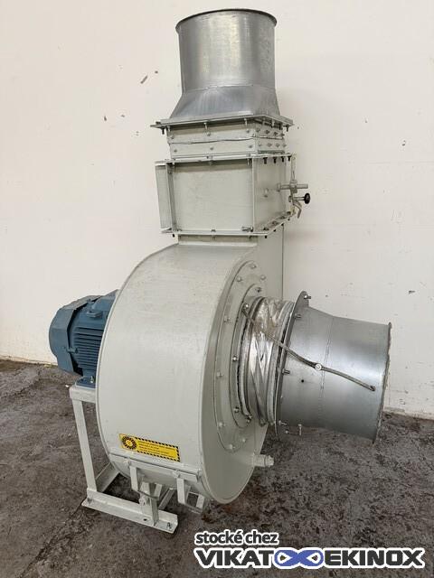 Dépoussiéreur à 18 cartouches 72m2 DCE UNICELL type C72 - 4V - Ventilateur 9,2KW