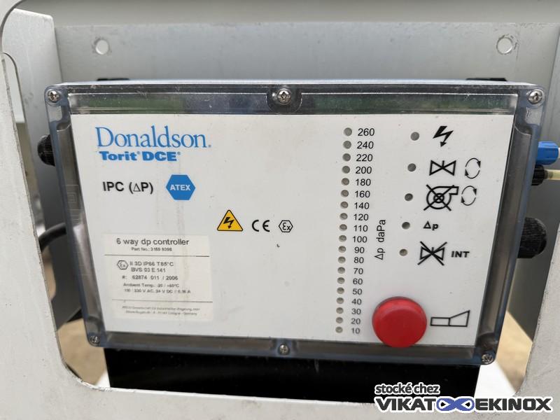 Dépoussiéreur à 18 cartouches 72m2 DCE UNICELL type C72 - 4V - Ventilateur 9,2KW