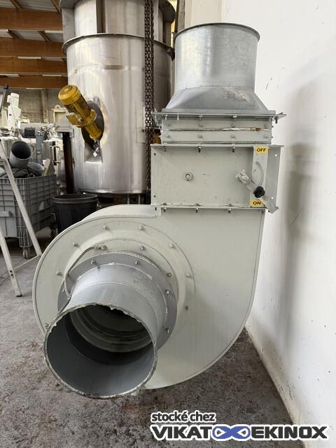 Dépoussiéreur à 18 cartouches 72m2 DCE UNICELL type C72 - 4V - Ventilateur 9,2KW