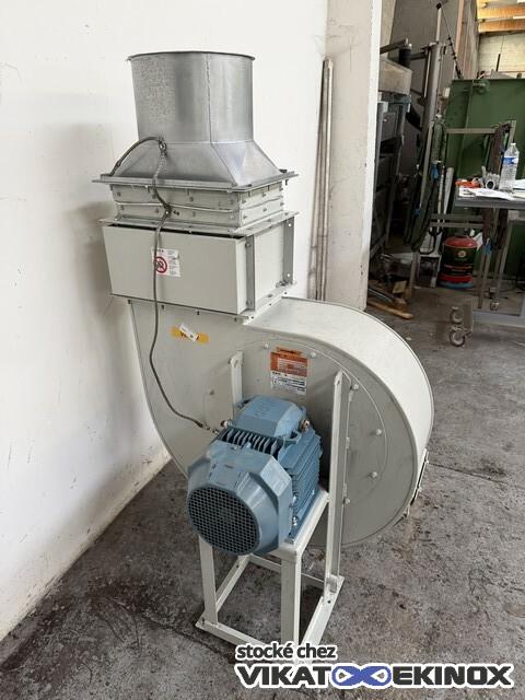 Dépoussiéreur à 18 cartouches 72m2 DCE UNICELL type C72 - 4V - Ventilateur 9,2KW