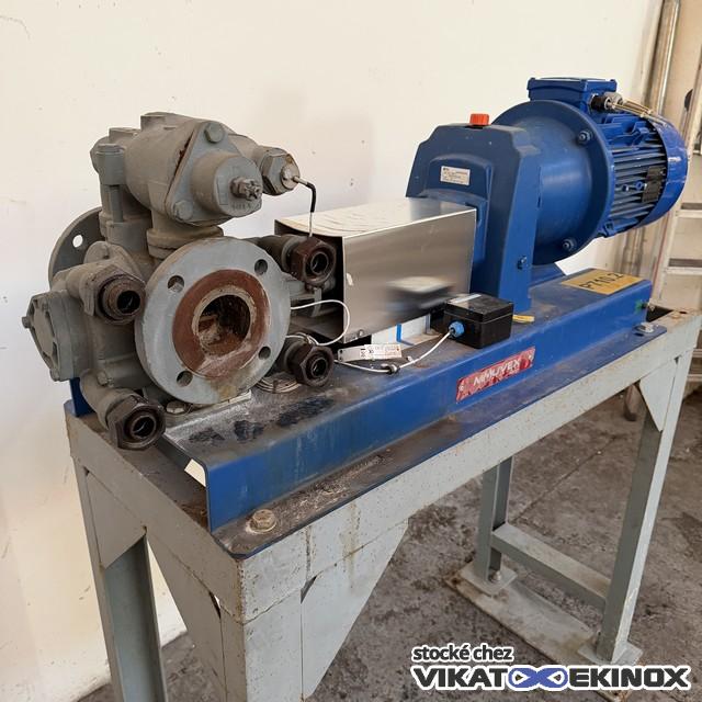 Pompe volumétrique à palettes MOUVEX type P15B - Acier - Double enveloppe