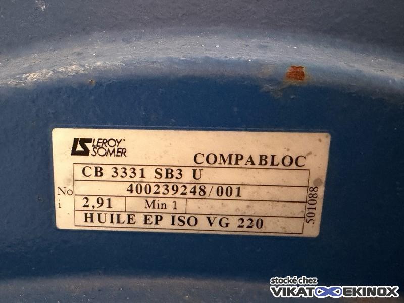 Pompe volumétrique à palettes MOUVEX type P15B - Acier - Double enveloppe
