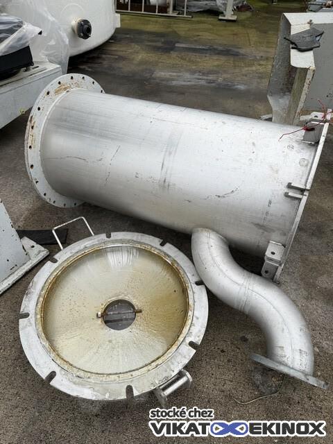 Mélangeur sphérique inox 3000 litres SEM HELIGLOBE TYPE GM 3000 - Double enveloppe
