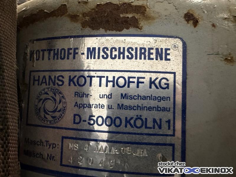 Agitateur 11 kw 965 T/min KOTTHOFF-MISCHSIRENE type MS 4 AAAA.18 HA - Inox