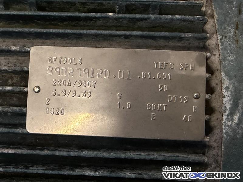 Tubular S/S screw conveyor Length 1700 mm