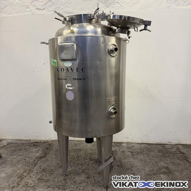 Cuve inox 542 litres double enveloppe et calorifuge
