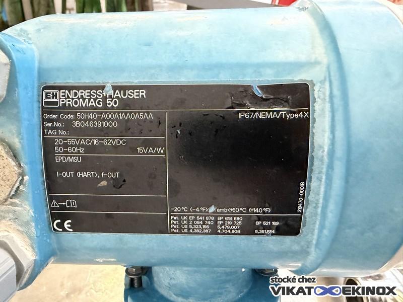 DN40 (1,5 inch) ENDRESS+HAUSER PROMAG H electromagnetic flowmeter type 50H40-A00A1AA0A5AA