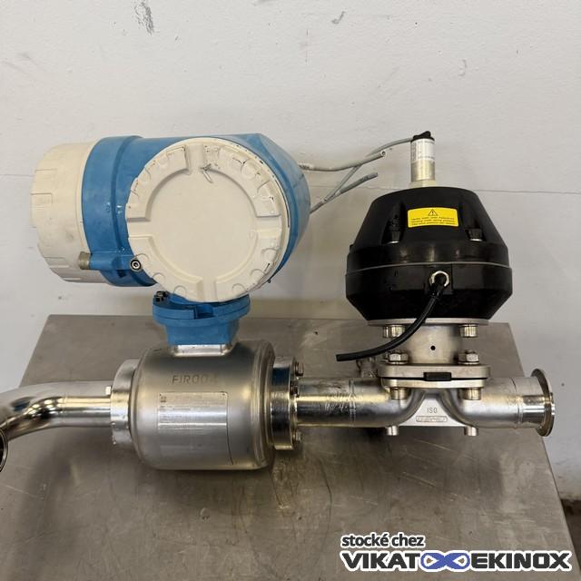 Débitmètre électromagnétique DN40 (1,5 pouce) ENDRESS+HAUSER PROMAG H type 50H40-A00A1AA0A5AA