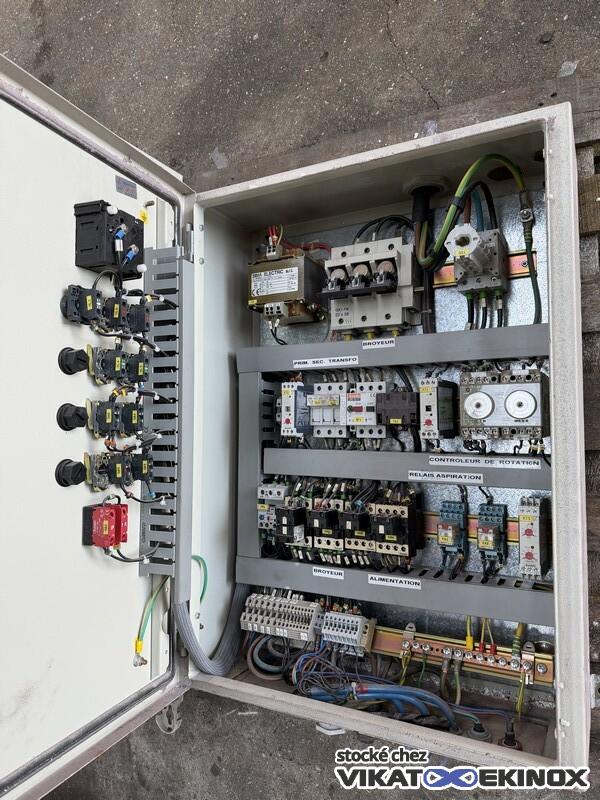 Broyeur à percussion inox 15 kw 5800 T/min DANIONI type SUPER-REX N° 523