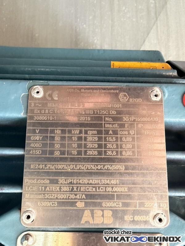 Broyeur à percussion inox 15 kw 5800 T/min DANIONI type SUPER-REX N° 523