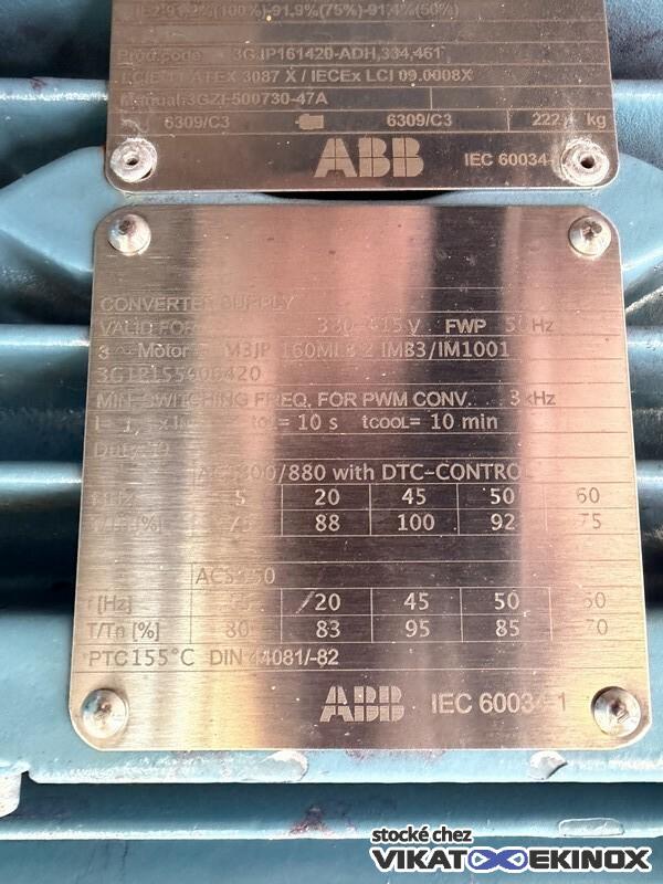 Broyeur à percussion inox 15 kw 5800 T/min DANIONI type SUPER-REX N° 523