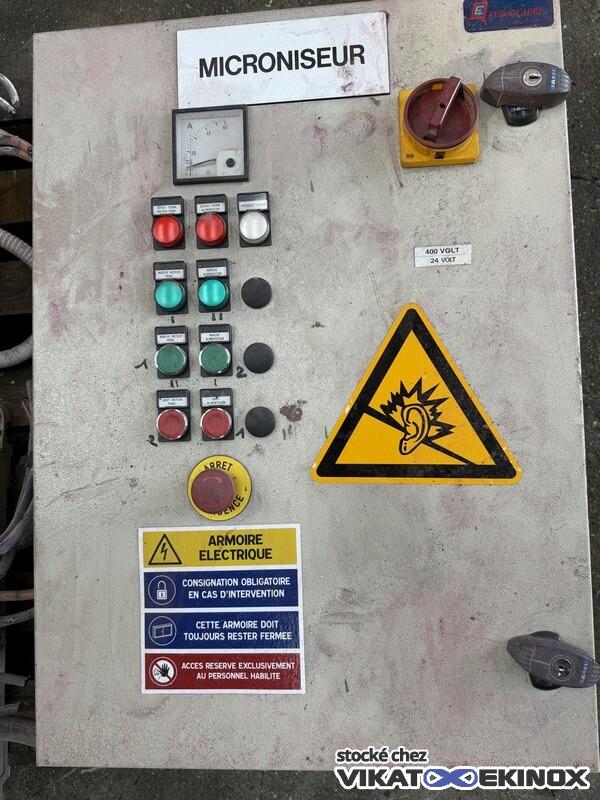 Broyeur à percussion inox 15 kw 5800 T/min DANIONI type SUPER-REX N° 523