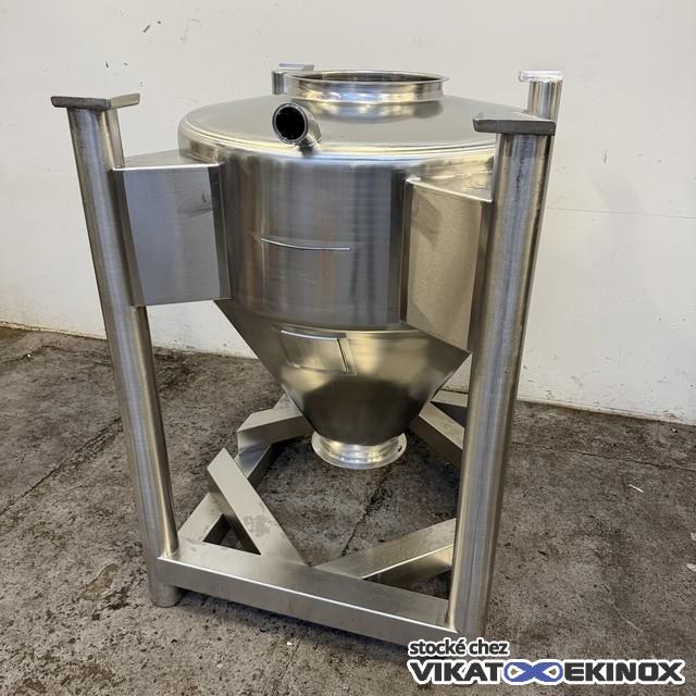 Container inox 500 litres poudre
