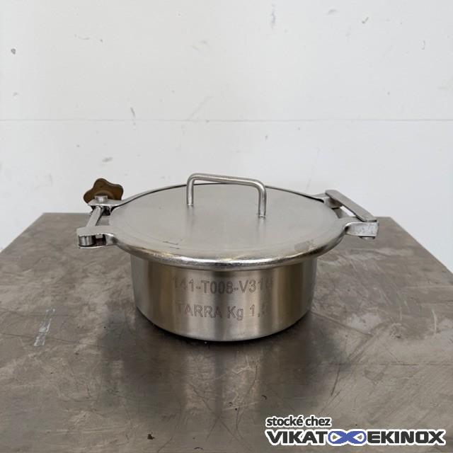 Cuve fût 3 litres inox 316