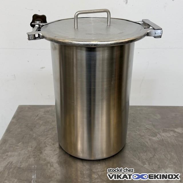 Cuve fût 10 litres inox 316