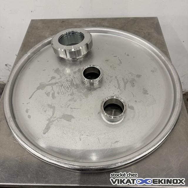 Couvercle inox pour trou d'homme Ø 450 mm