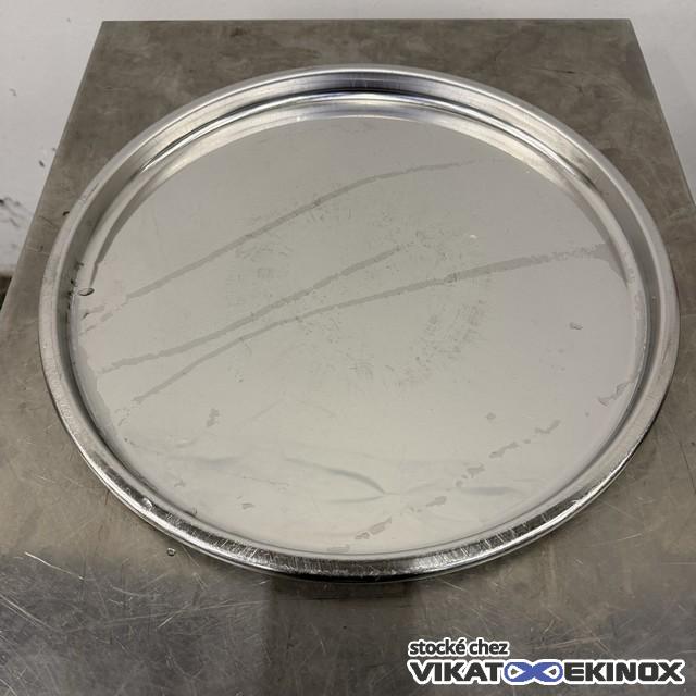 Couvercle inox pour trou d'homme Ø 400 mm