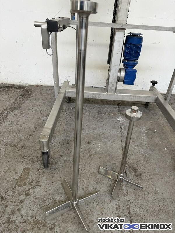 Agitateur à tête relevable 1,5 kw GEPPERT type FRW-E-Ex1 - Inox