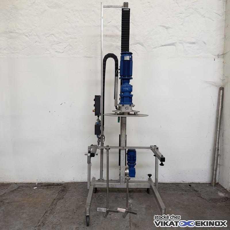 Agitateur à tête relevable 1,5 kw GEPPERT type FRW-E-Ex1 - Inox